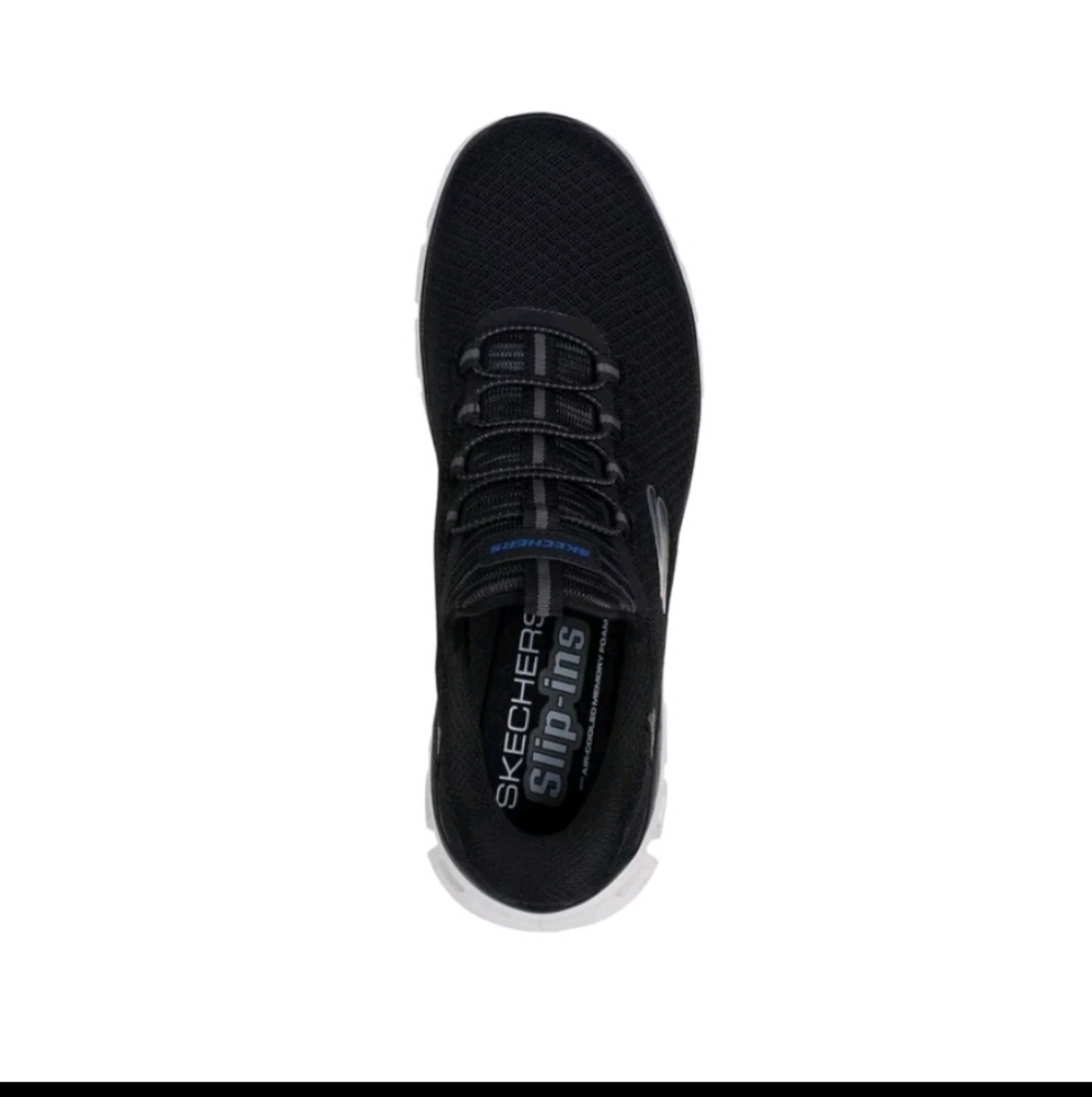Skechers Men's Glide-Step Noxus Hands Free Slip-in Sneaker, Black - Picture 2 of 7